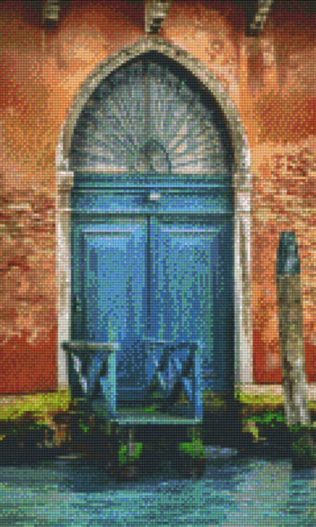 Door Twelve [12] Baseplate PixelHobby Mini-mosaic Art Kits image 0